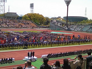 京都市中学春季総体開会式